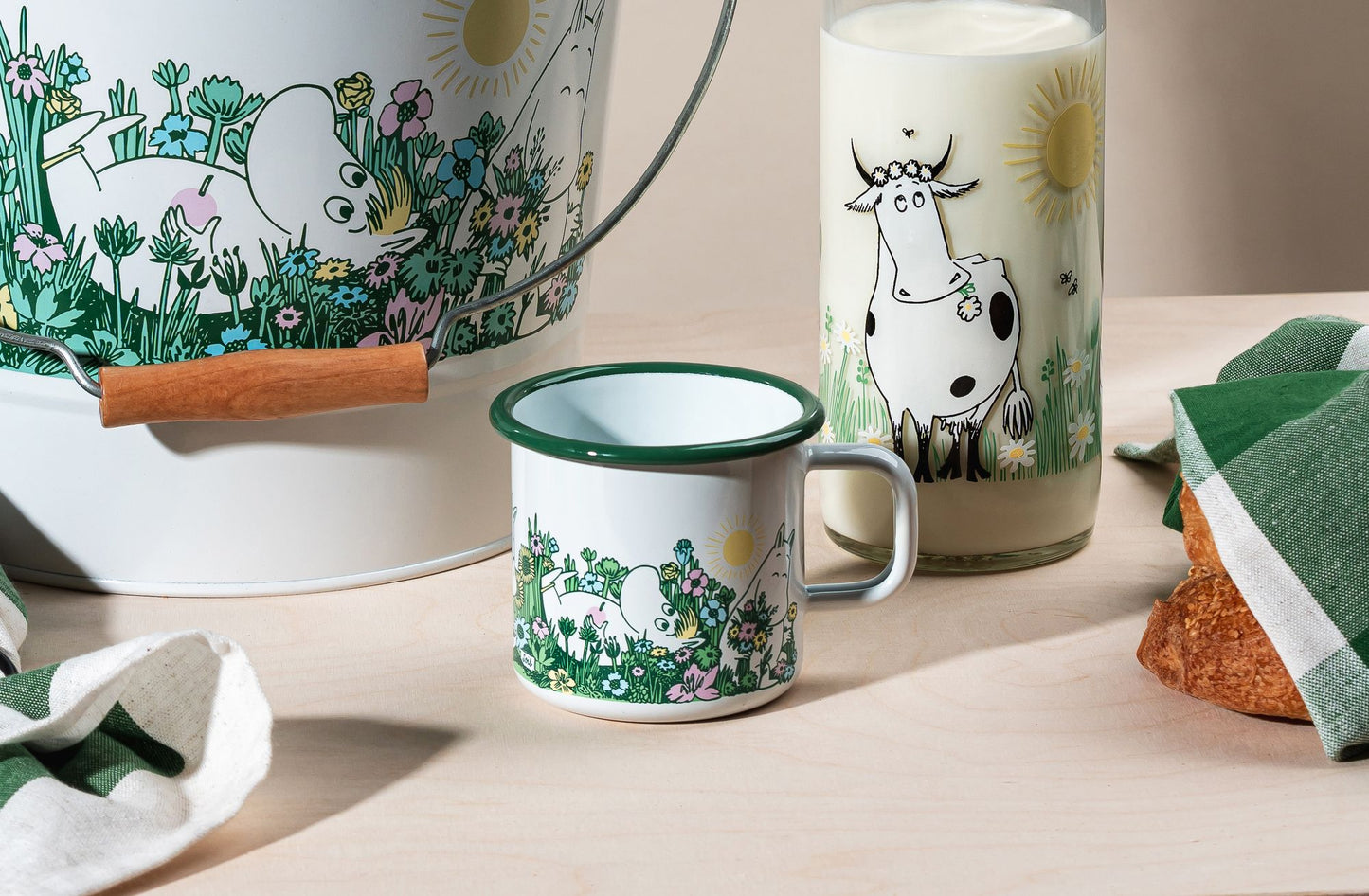 Moomin Enamel Mug 12.5oz In the Garden