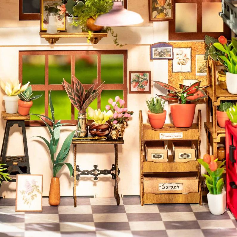 DIY Miniature House Emily's Flower Shop Theme