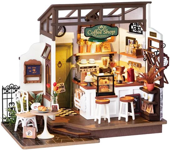 DIY Miniature House NO.17 Caf? Theme