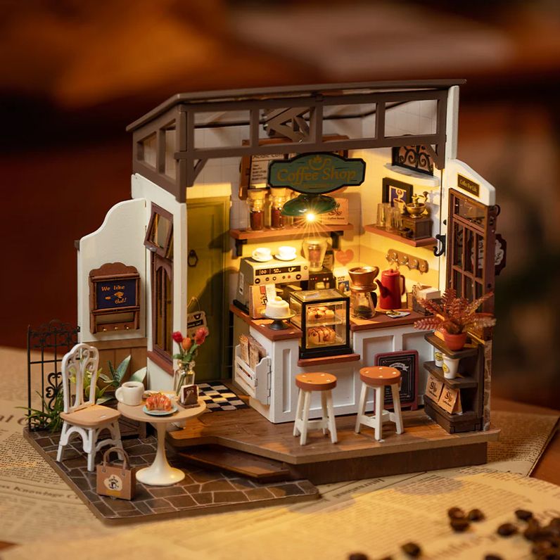 DIY Miniature House NO.17 Caf? Theme