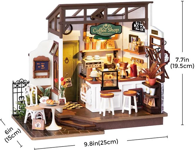 DIY Miniature House NO.17 Caf? Theme