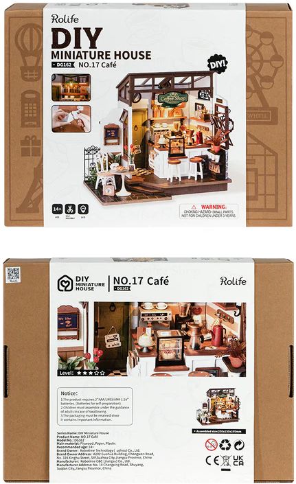 DIY Miniature House NO.17 Caf? Theme