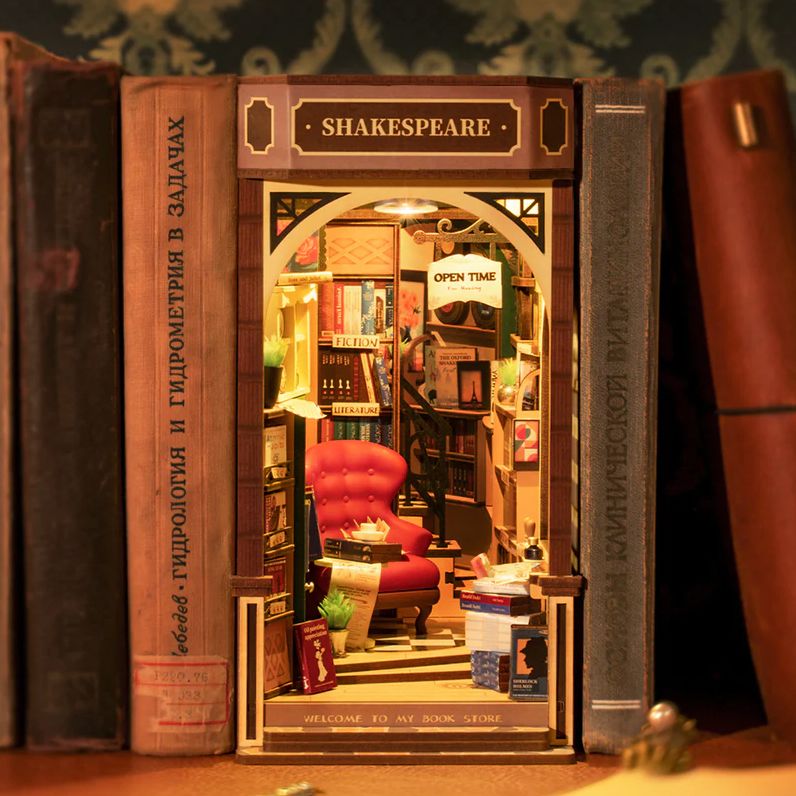 DIY Book Nook Bookstore Theme