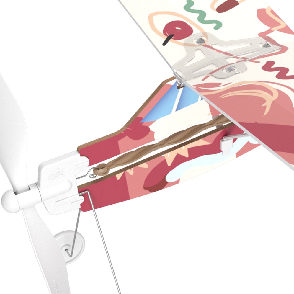 Rubber Band Airplane Science High Wing