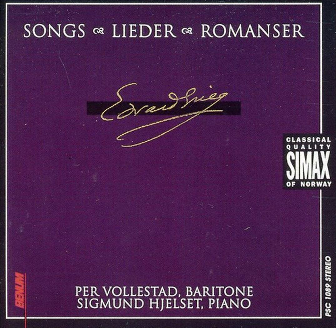 Edward Grieg: Songs - Lieder - Romanser