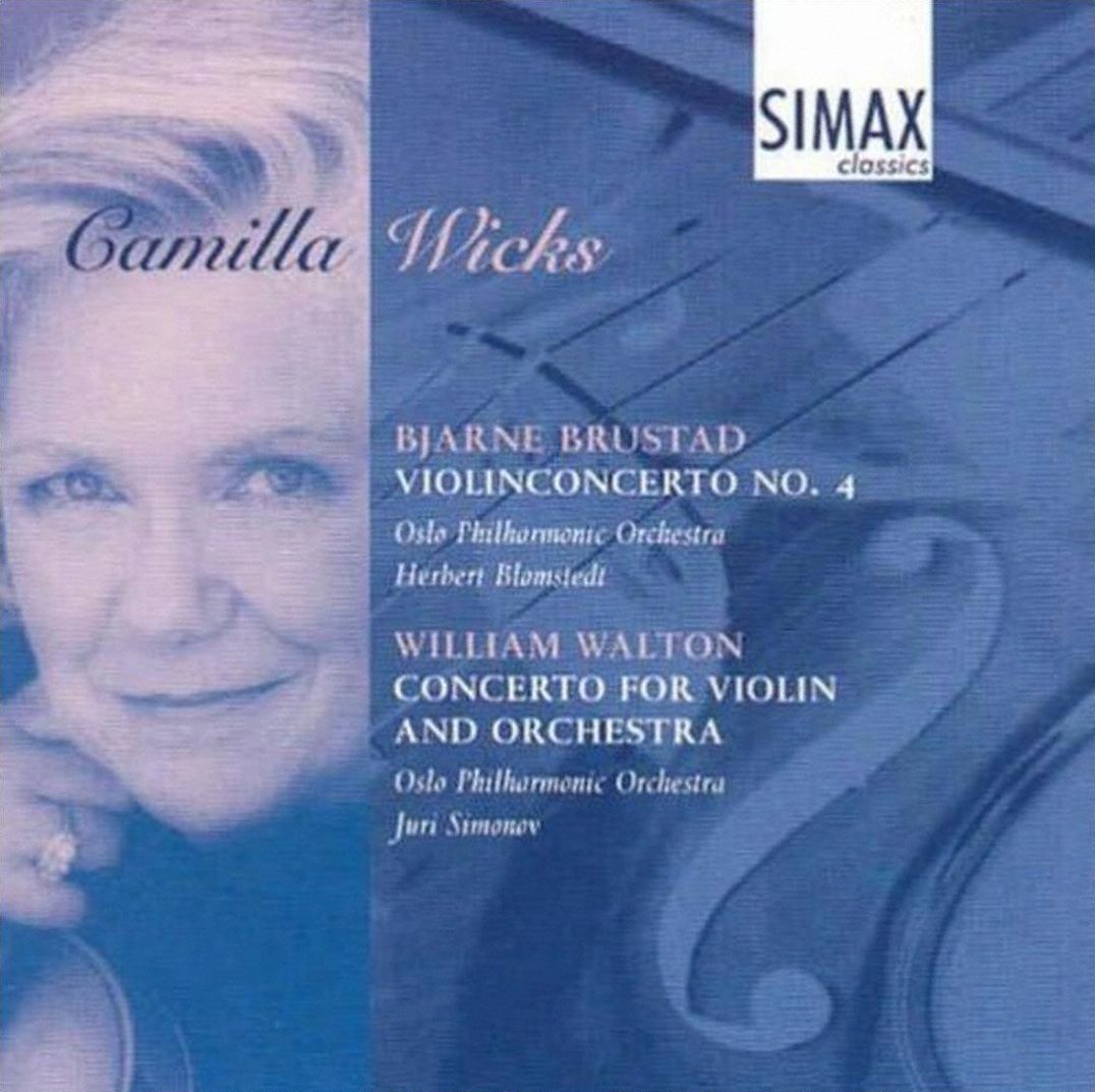 Bjarne Brustad: Violinconcerto No. 4; William Walton: Concerto For Violin