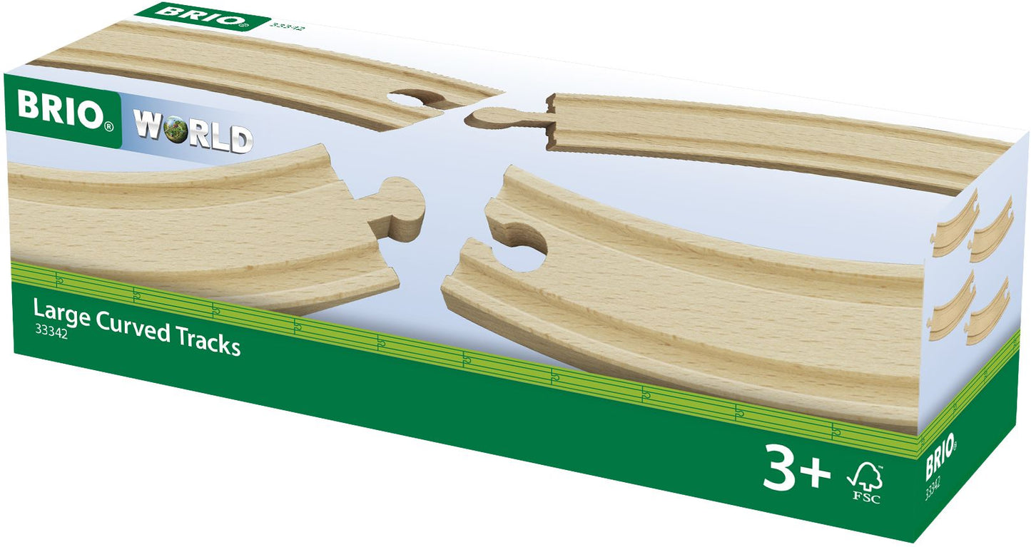 Large Curved Tracks