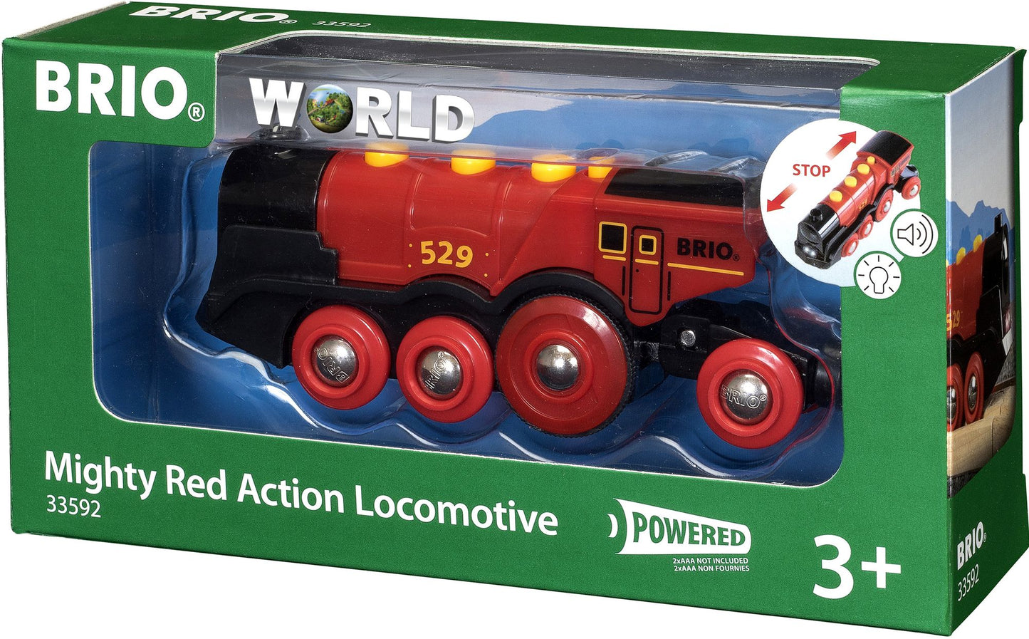 Mighty Red Action Locomotive