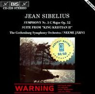 Sibelius: Symphony No. 3; King Kristian II Suite