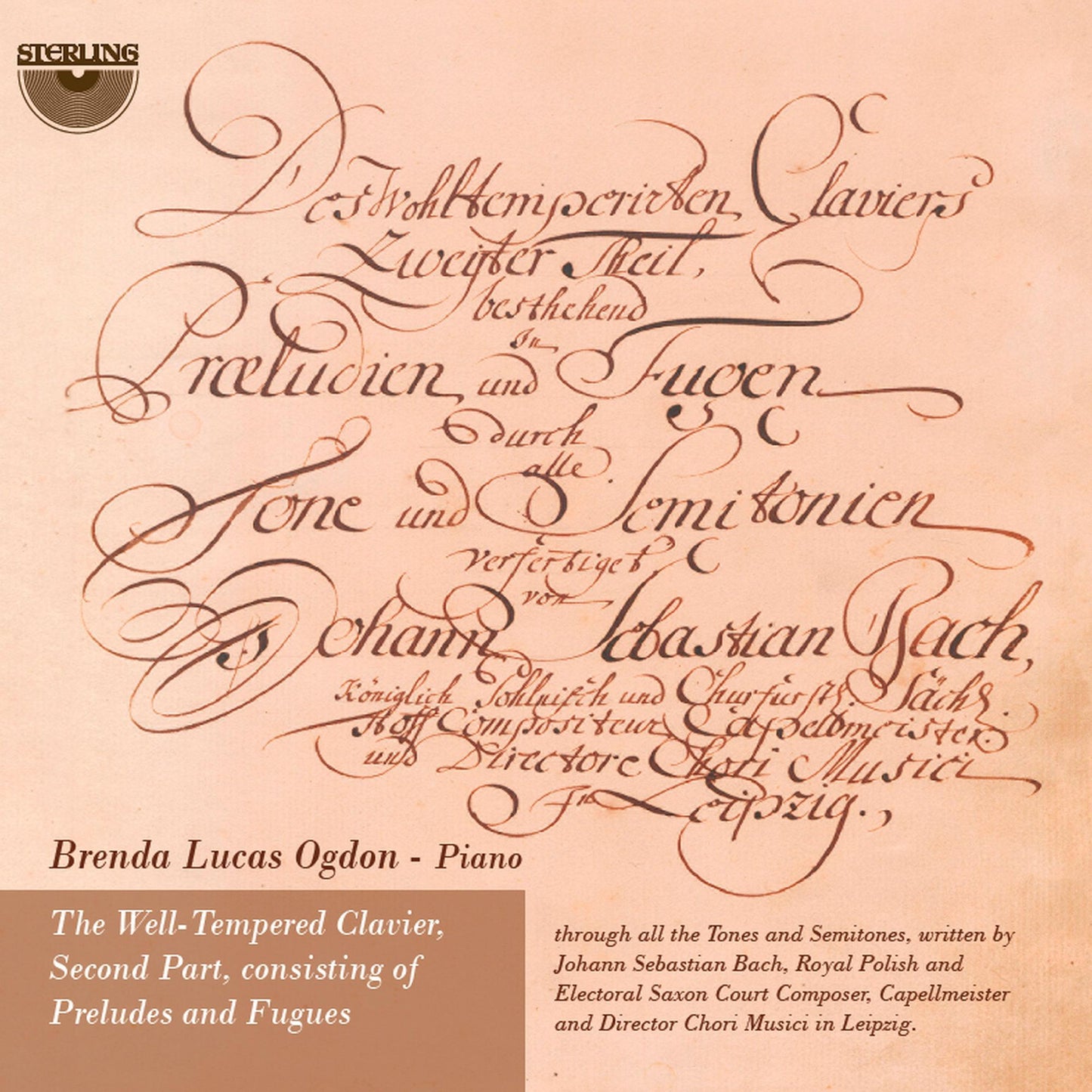 Well Tempered Klavier Book 2 (J.S. Bach / Ogdon)