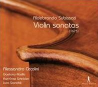 Aldebrando Subissati: Violin sonatas (1675)