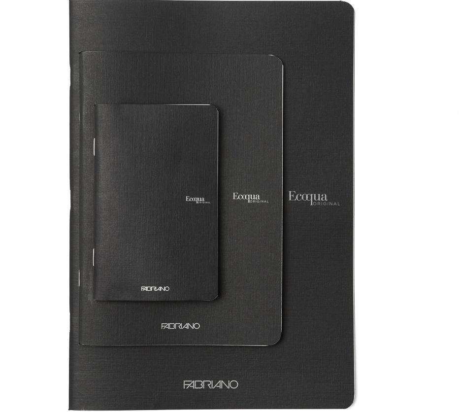 Ecoqua Original Notebook, A4, Staple-Bound, Dotted, Turquoise