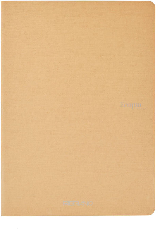 Ecoqua Original Notebook, A5, Staple-Bound, Dotted, Beige