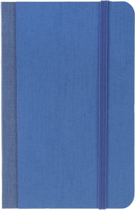 Ecoqua Plus Journal, 3.5 x 5.5, Fabric-Bound, Dotted, Turquoise