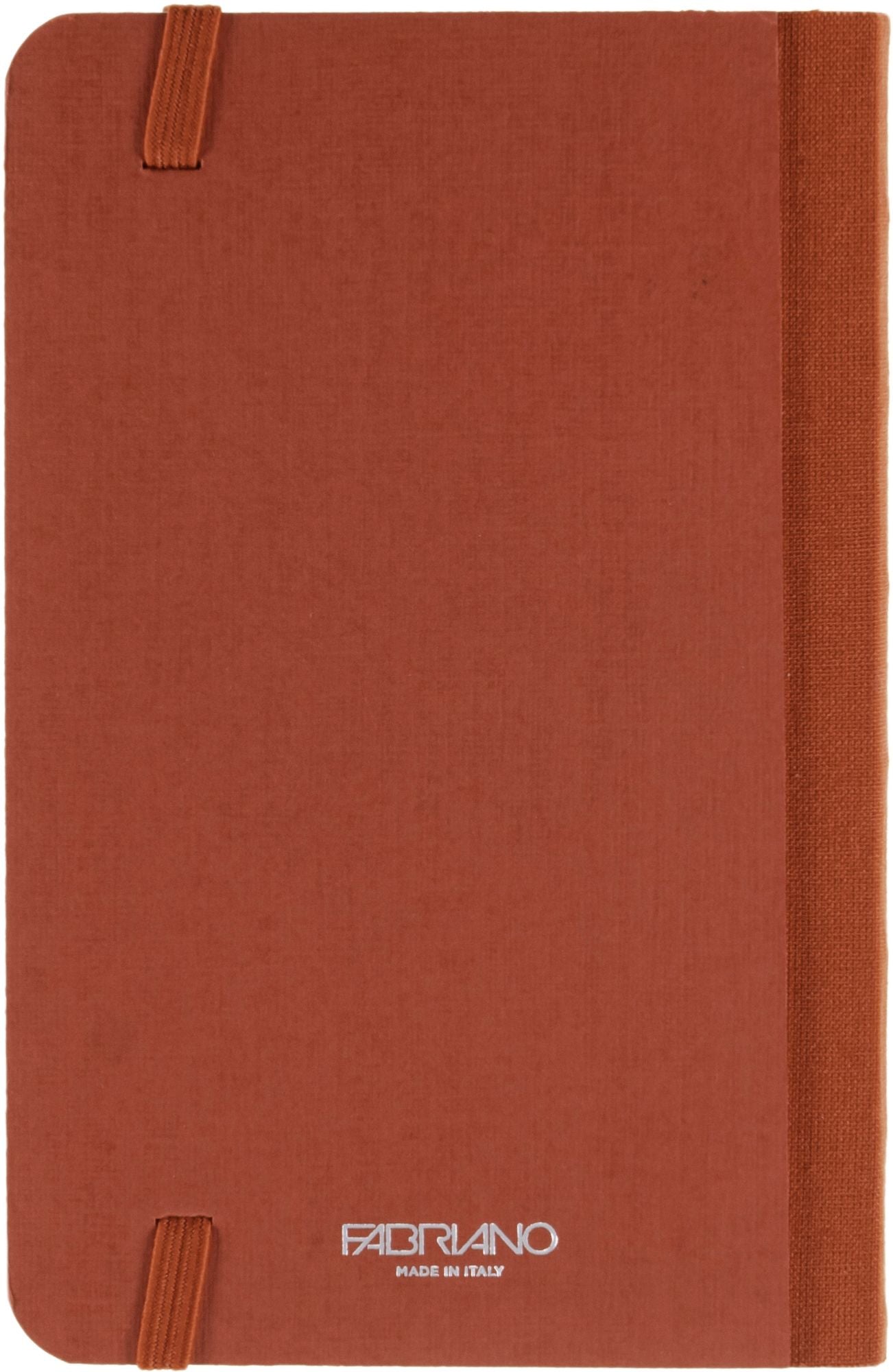 Ecoqua Plus Journal, 3.5 x 5.5, Fabric-Bound, Dotted, Red