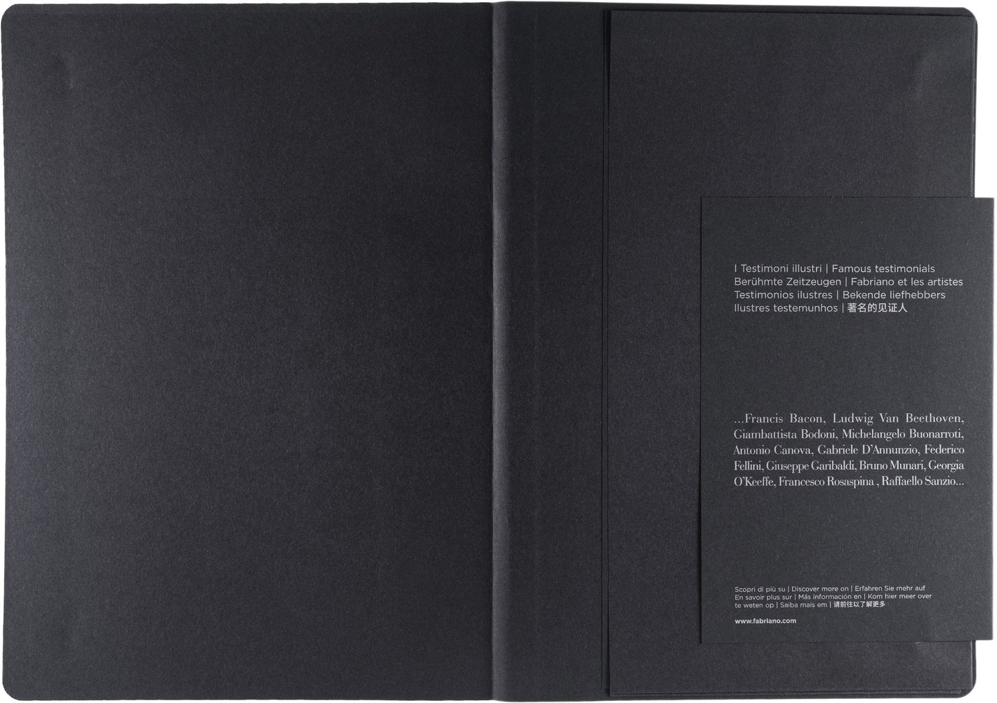 Ecoqua Plus Journal, A4, Fabric-Bound, Dotted, Black