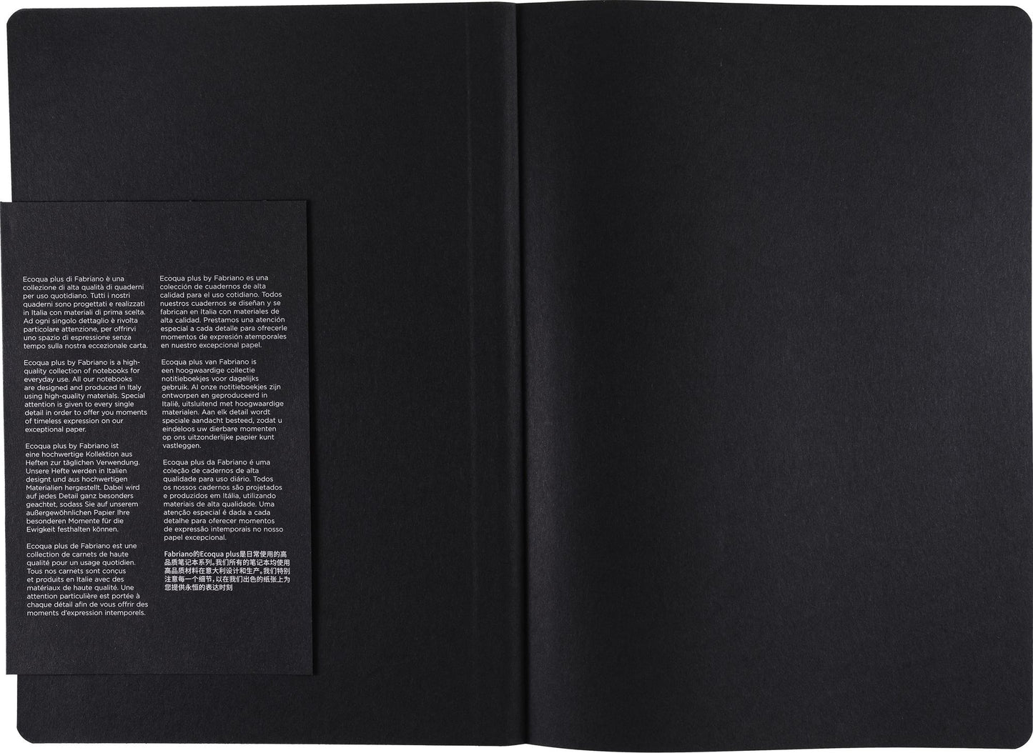 Ecoqua Plus Journal, A4, Fabric-Bound, Dotted, Grey