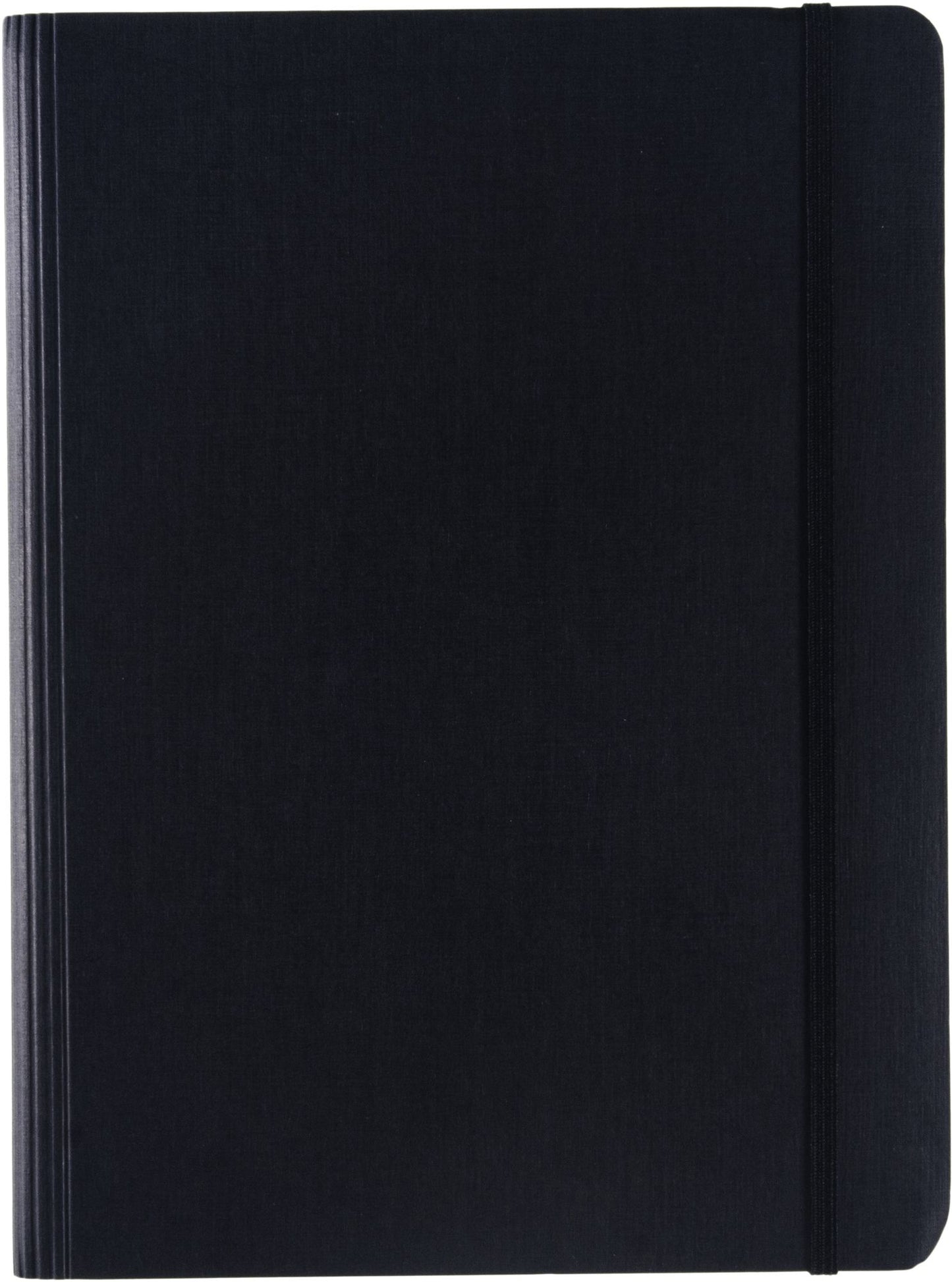 Ecoqua Plus Journal, A5, Hidden Spiral-Bound, Dotted, Black