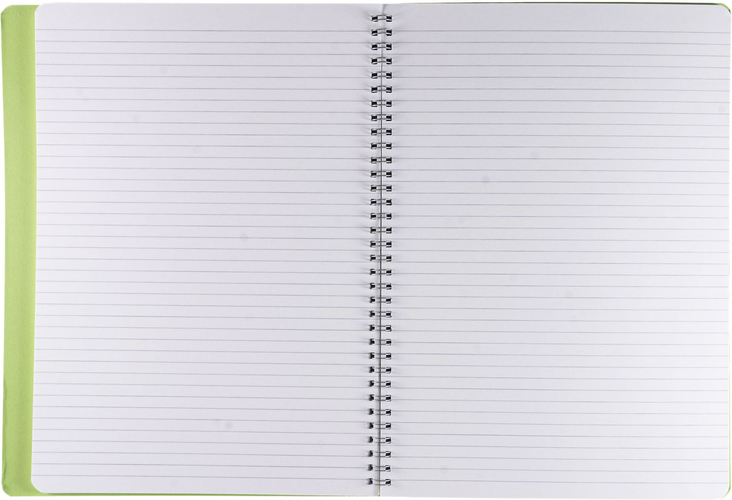 Ecoqua Plus Journal, A4, Hidden Spiral-Bound, Lined, Lime