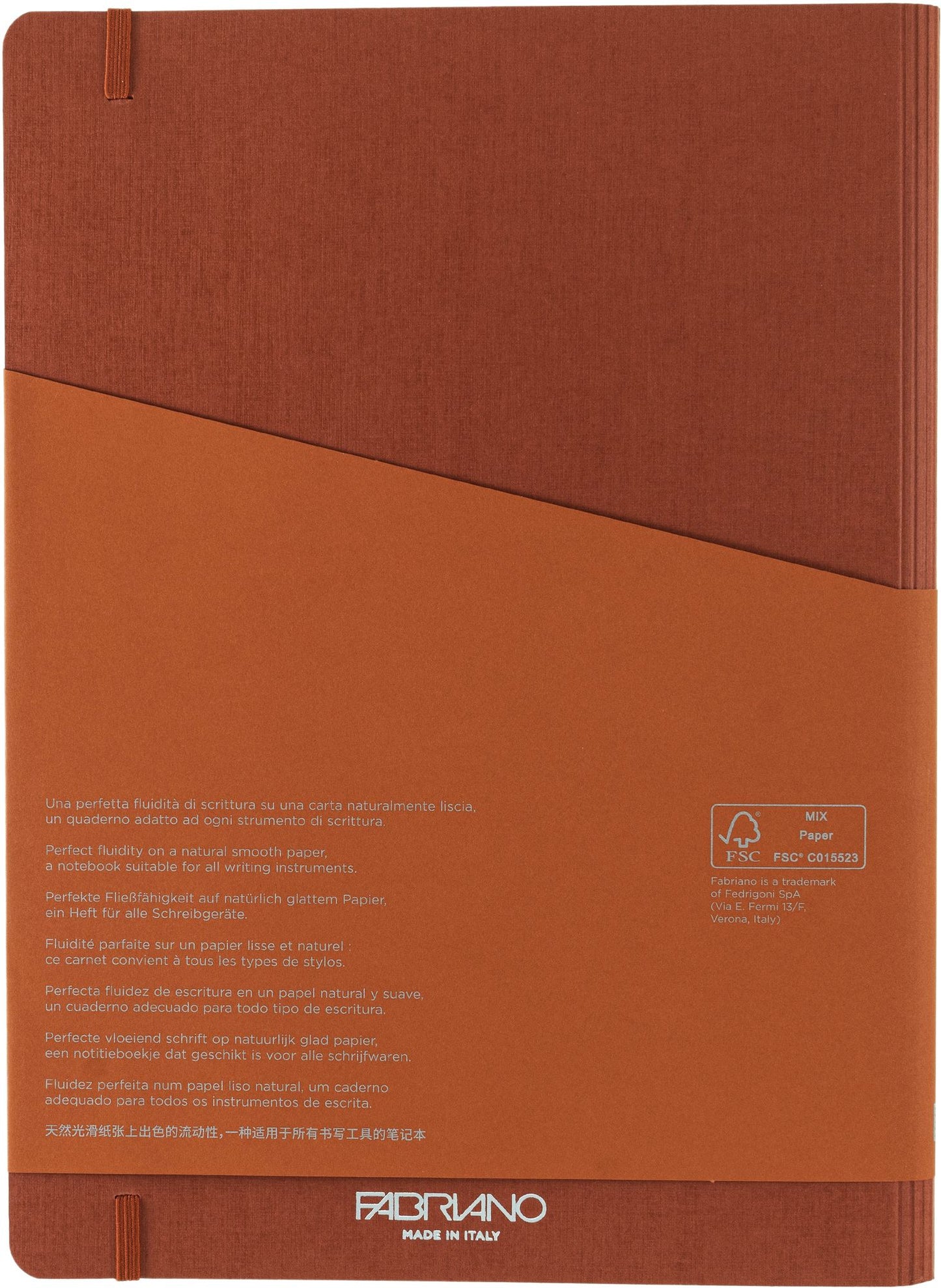 Ecoqua Plus Journal, A4, Hidden Spiral-Bound, Dotted, Red