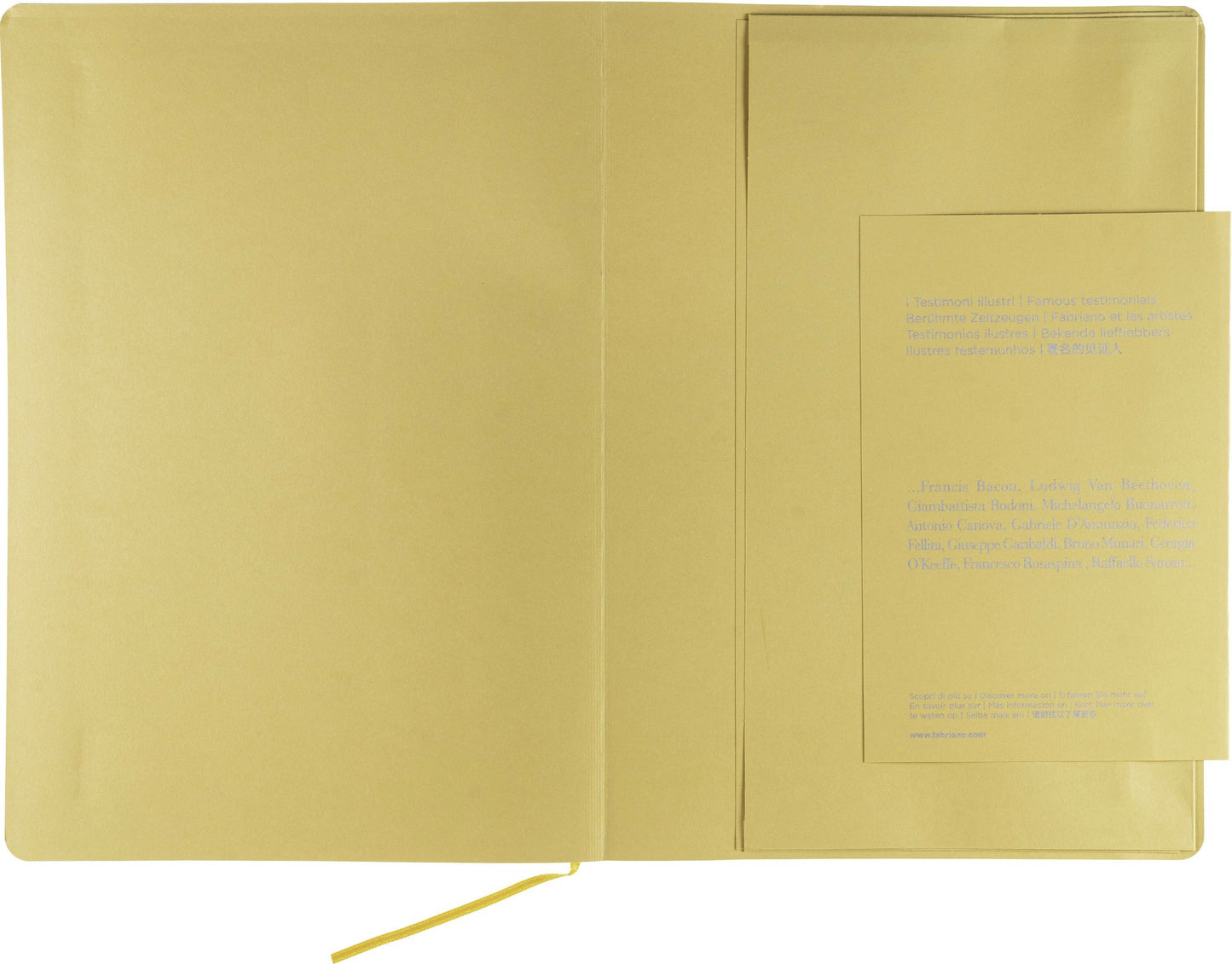 Ecoqua Plus Journal, A4, Stitch-Bound, Lined, Yellow
