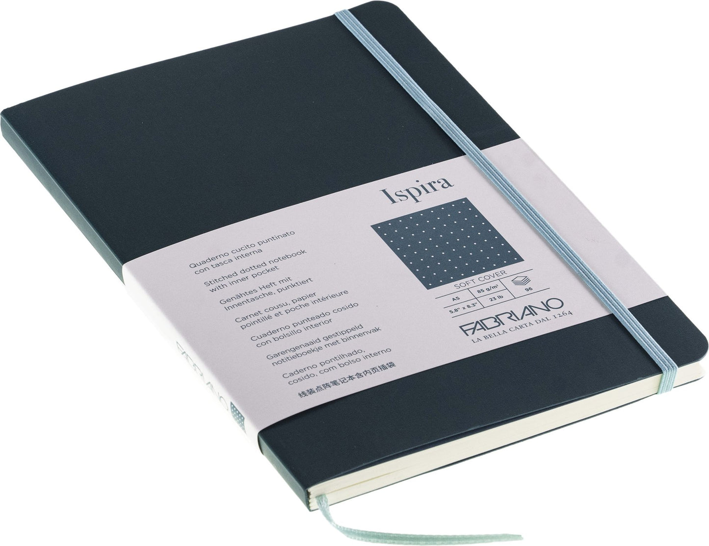 Ispira Journal, A5, Soft-Cover, Dotted, Green