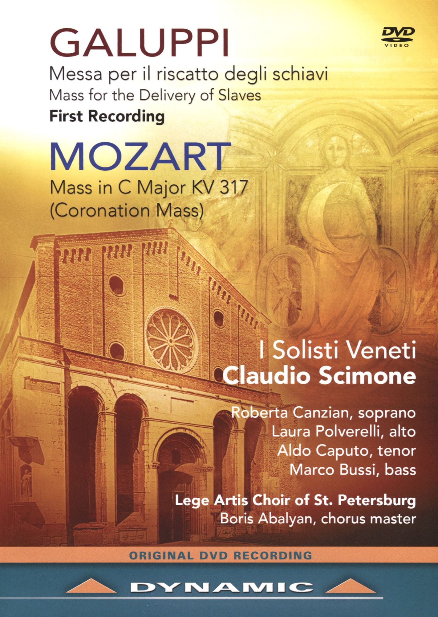 Galuppi: Mass For The Delivery Of Slaves/mozart: Mass In C Major Kv 317 (Coronation Mass)