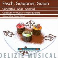 Fasch, Graupner, Graun: Concertos, Arias, Sonatas