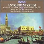 Vivaldi: Concerti per oboe, archi e continuo, Vol. 3