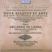 Orlando di Lasso: Cantiones Duarum Vocum, Munich 1577