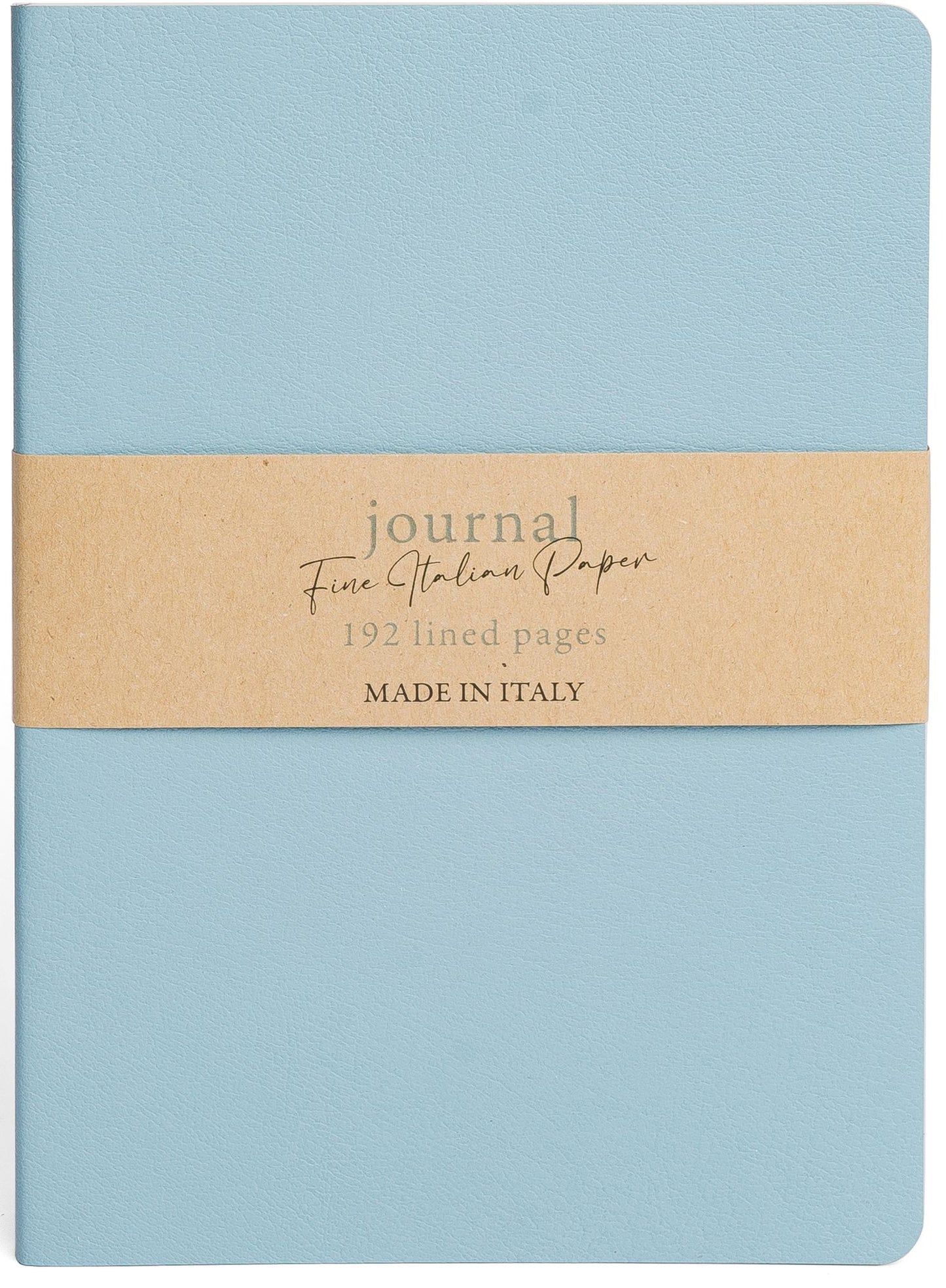 Serenity Blue Recycled Leather Journal