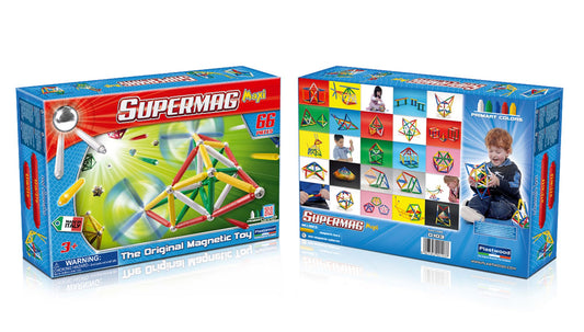 Supermag Maxi Classic 66 - The Original Magnetic Toy