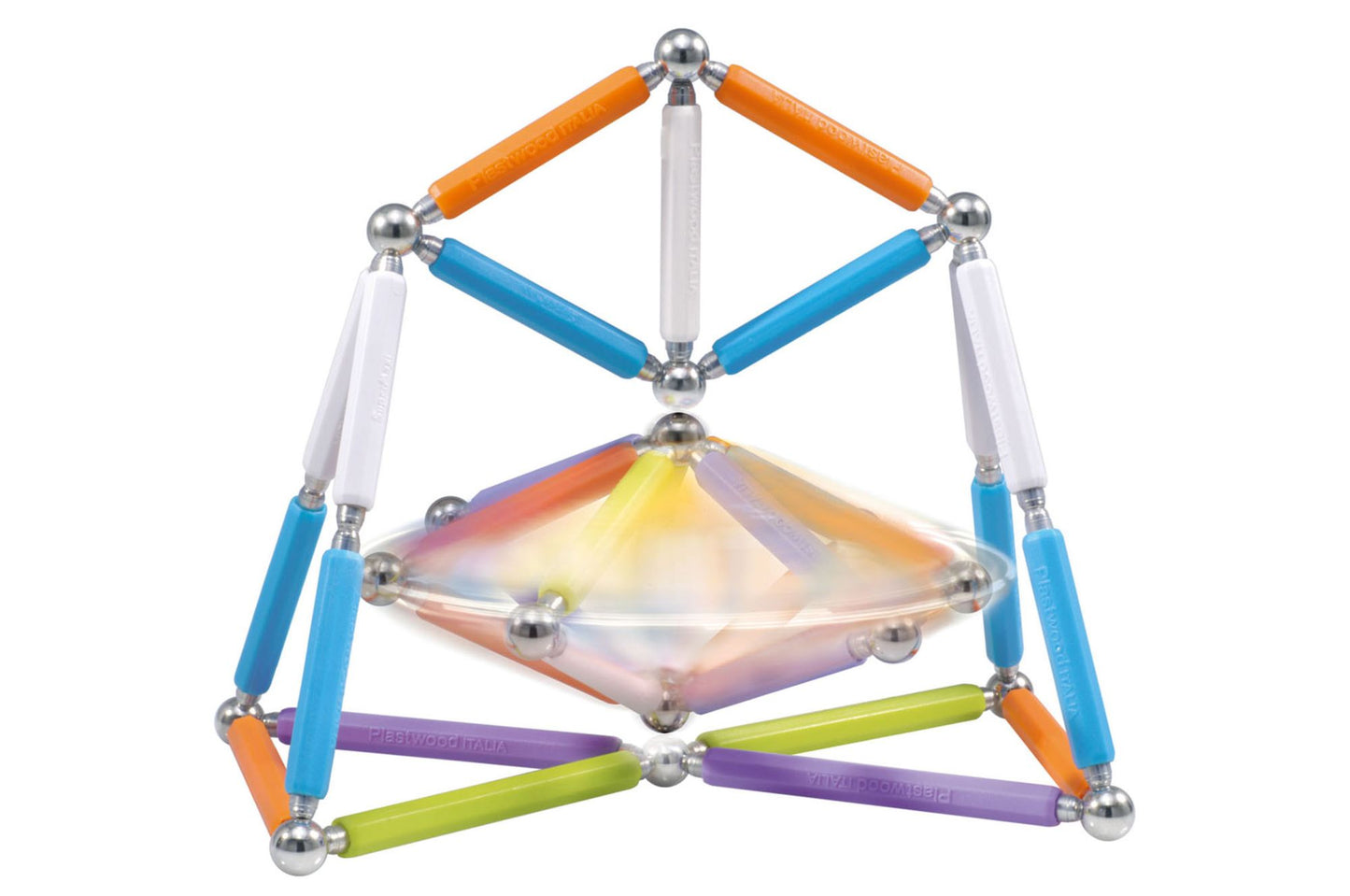 Supermag Maxi Neon 66 Magnetic Building Set