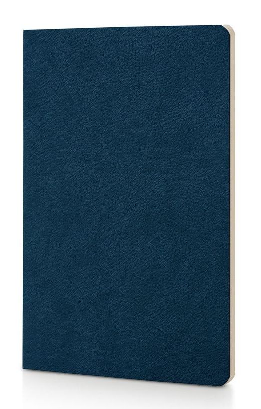 Ciak Mate Soft Pebbled Lined Journal 6x8 Blue