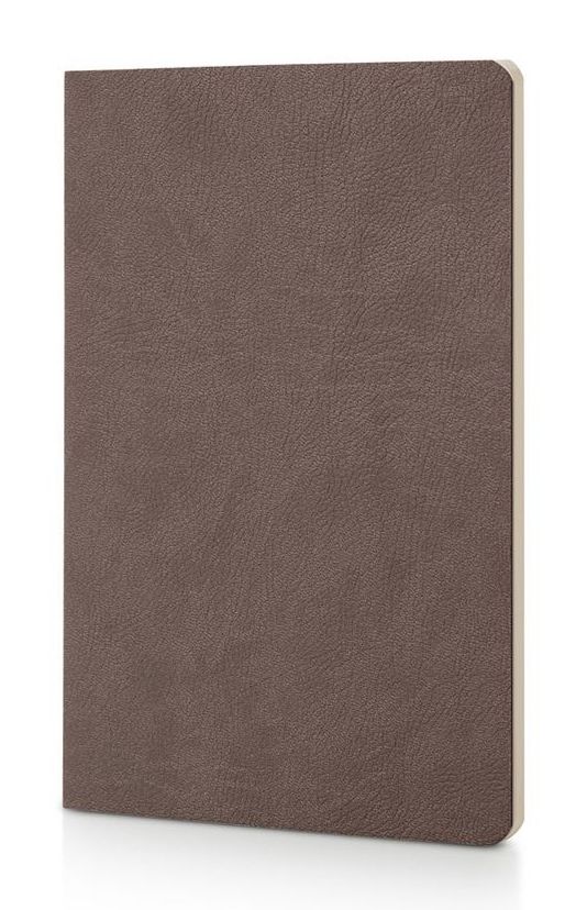Ciak Mate Soft Pebbled Lined Journal 6x8 Brown