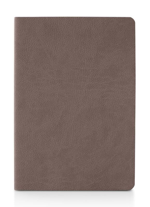Ciak Mate Soft Pebbled Lined Journal 6x8 Brown