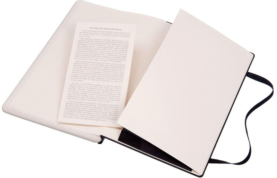 Moleskine Paper Tablet, Black with Plain pages