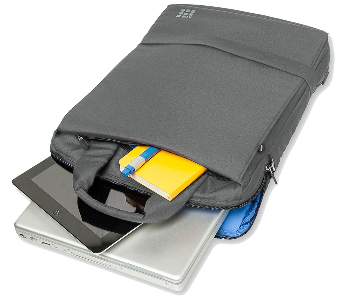 Moleskine Payne's Grey 15.4'' Vertical Device Bag