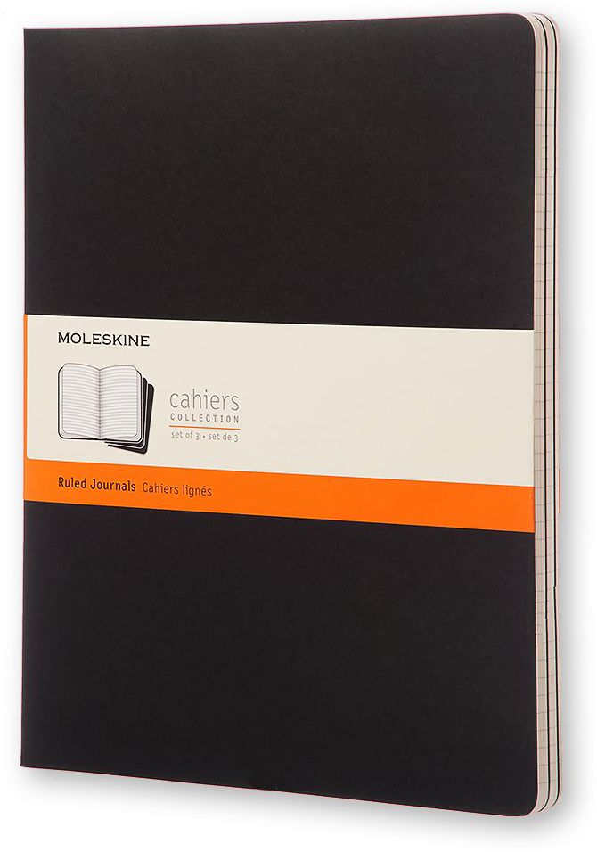 Moleskine Cahier Jrnl XXLarge Ruled Black
