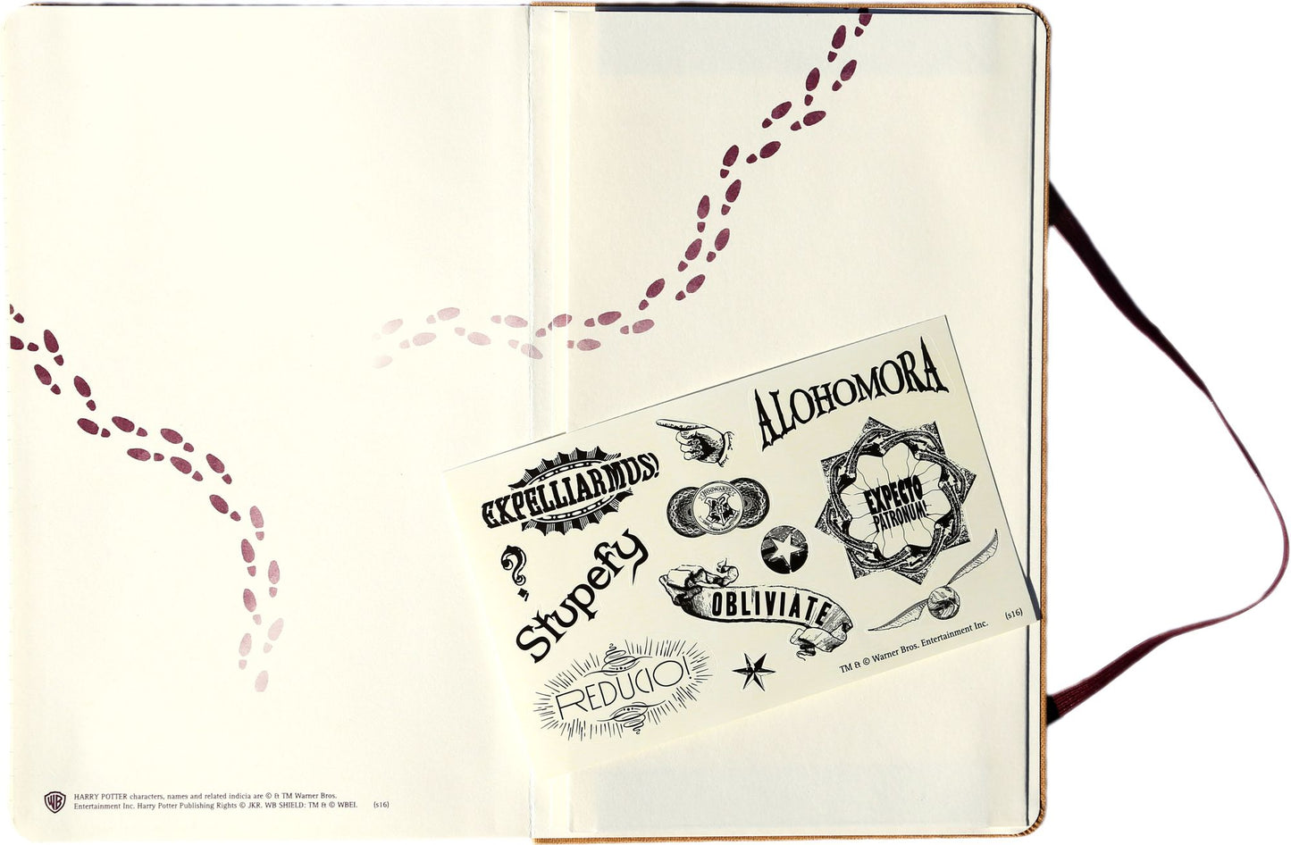 Moleskine Harry Potter Limited Edition Notebook, Large, Ruled, Kraft, Hard Cover (5 x 8.25)