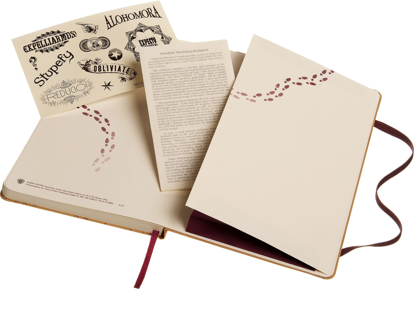 Moleskine Harry Potter Limited Edition Notebook, Large, Ruled, Kraft, Hard Cover (5 x 8.25)