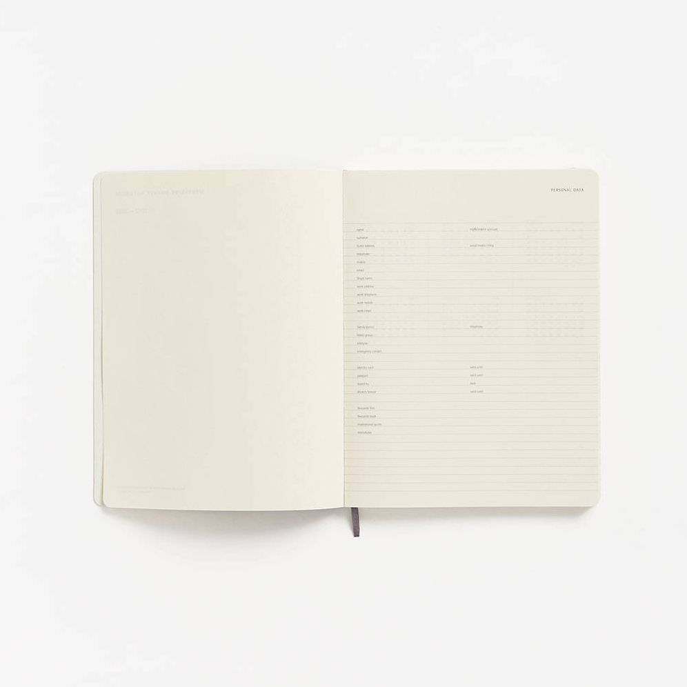 2017-2018 Extra Large Moleskine Planner