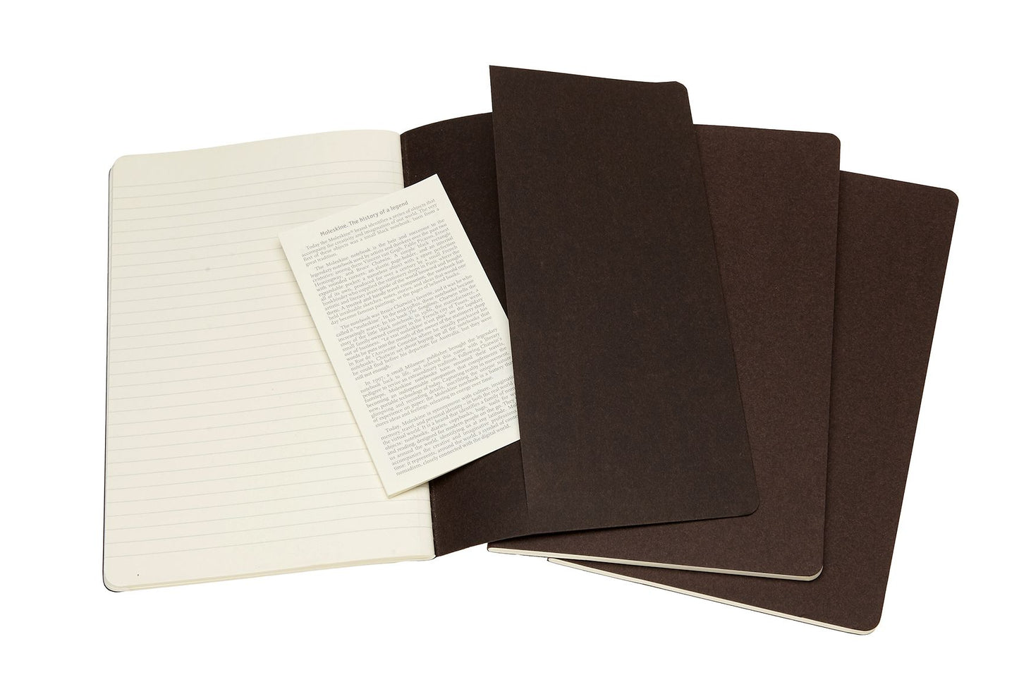 Moleskine Cahier Journal, Large, Ruled, Coffee Brown (5 x 8.25)