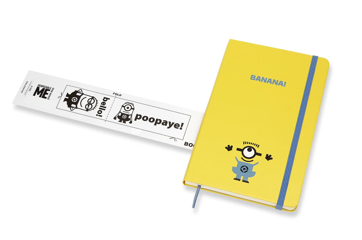 Moleskine Limited Edition Minions, Notebook, Large, Ruled, Sunflower Yellow (5 x 8.25)