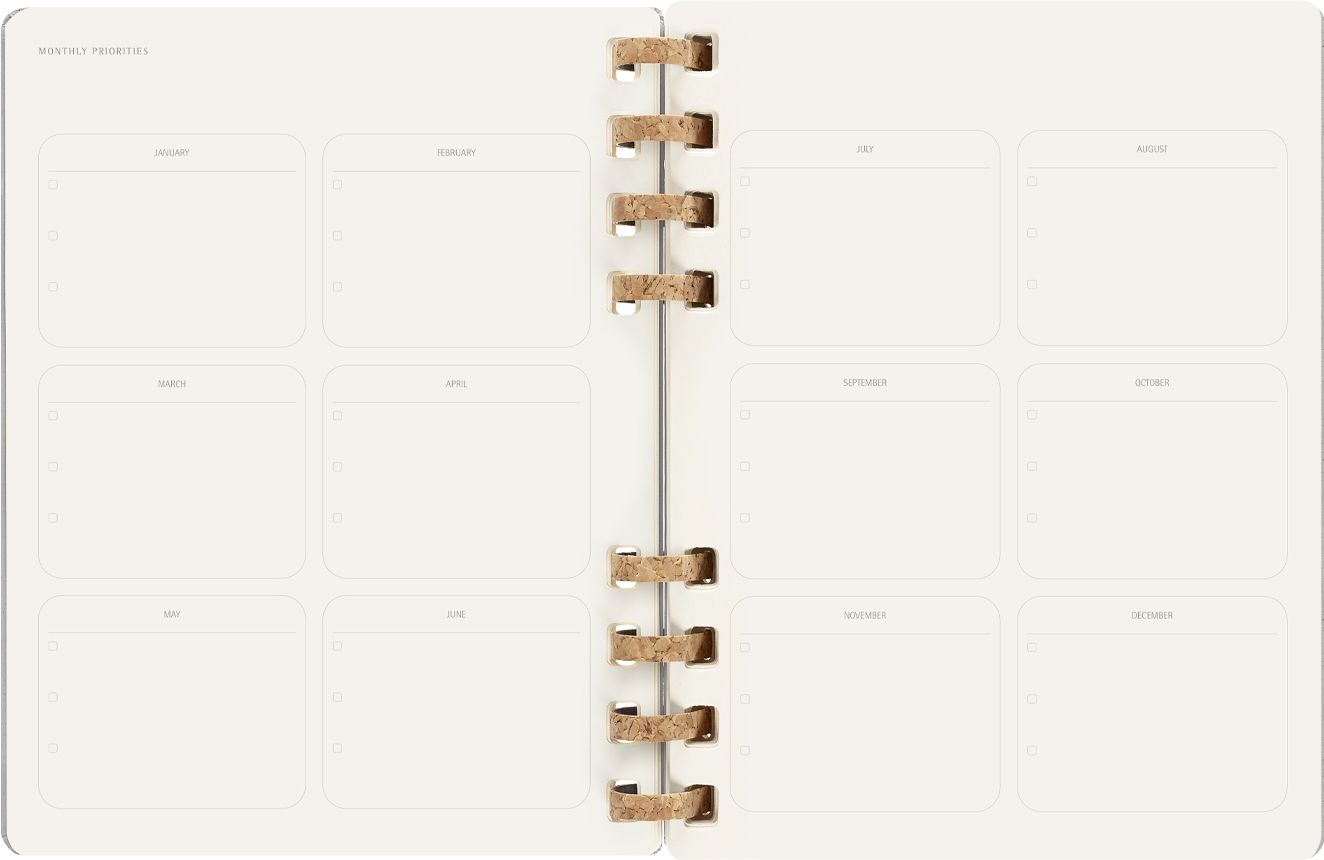 2023 Moleskine Weekly Grey Planner