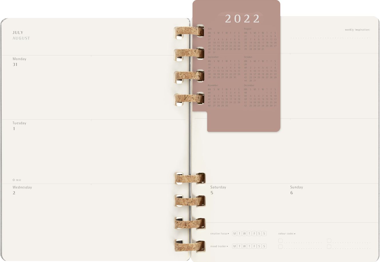 2023 Moleskine Weekly Grey Planner