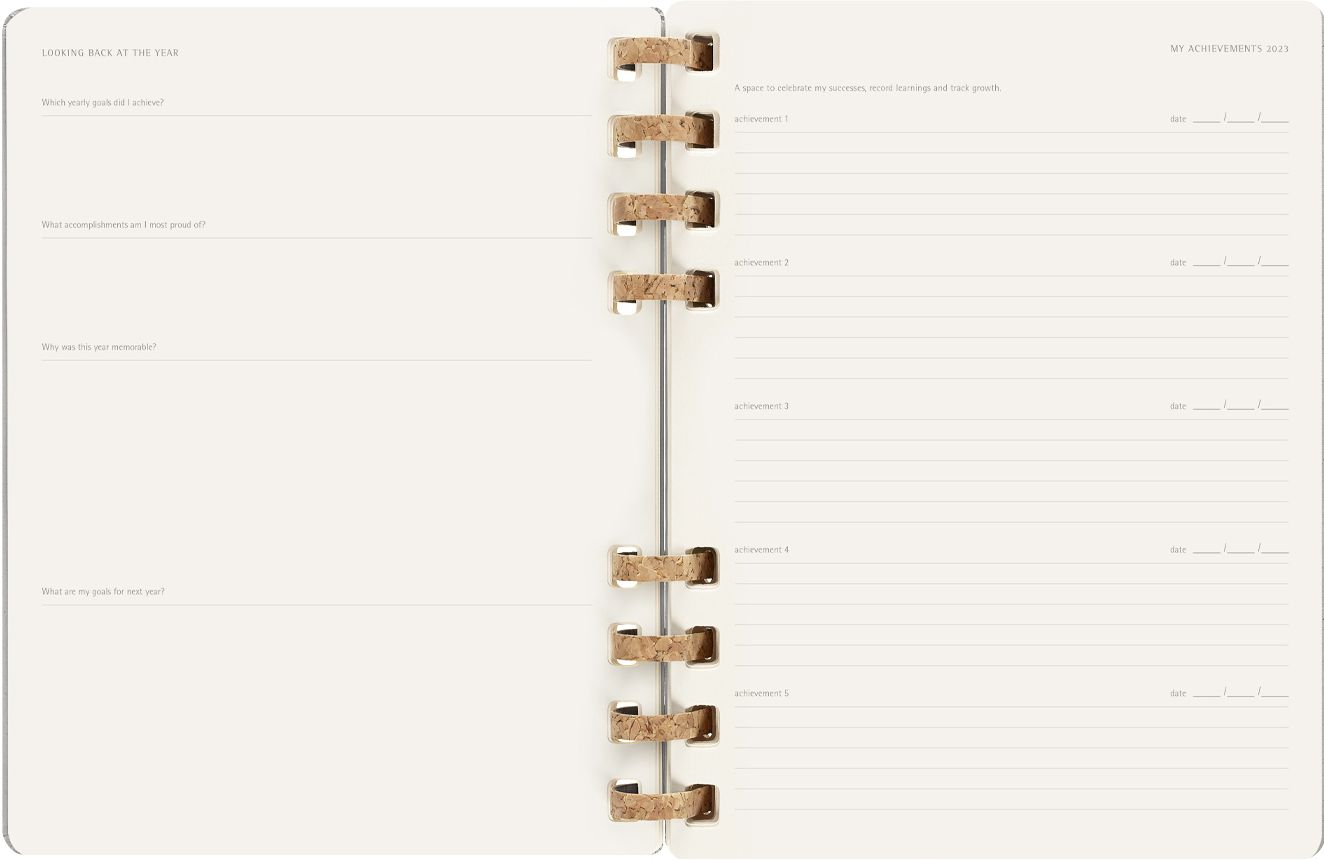 2023 Moleskine Weekly Grey Planner