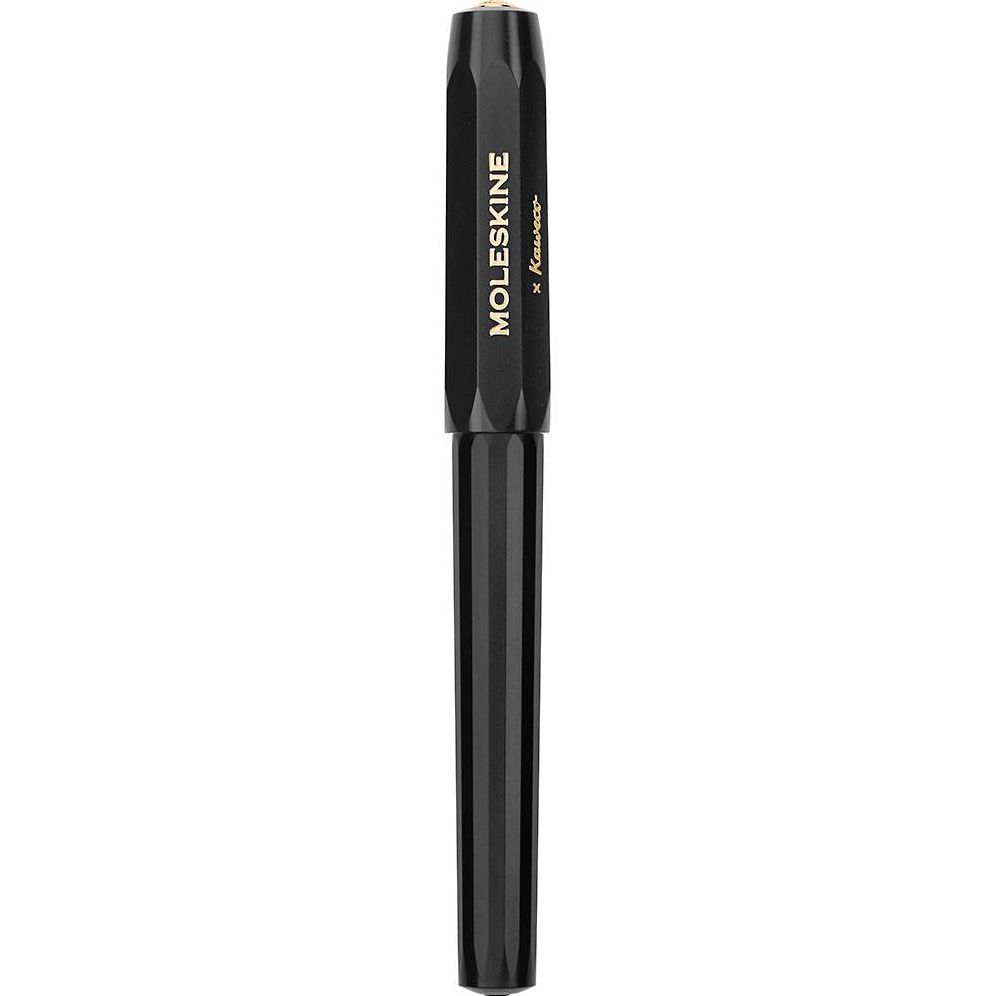 Moleskine Kaweco Ballpoint Pen, Black, Medium Point (0.7 MM), Blue Ink