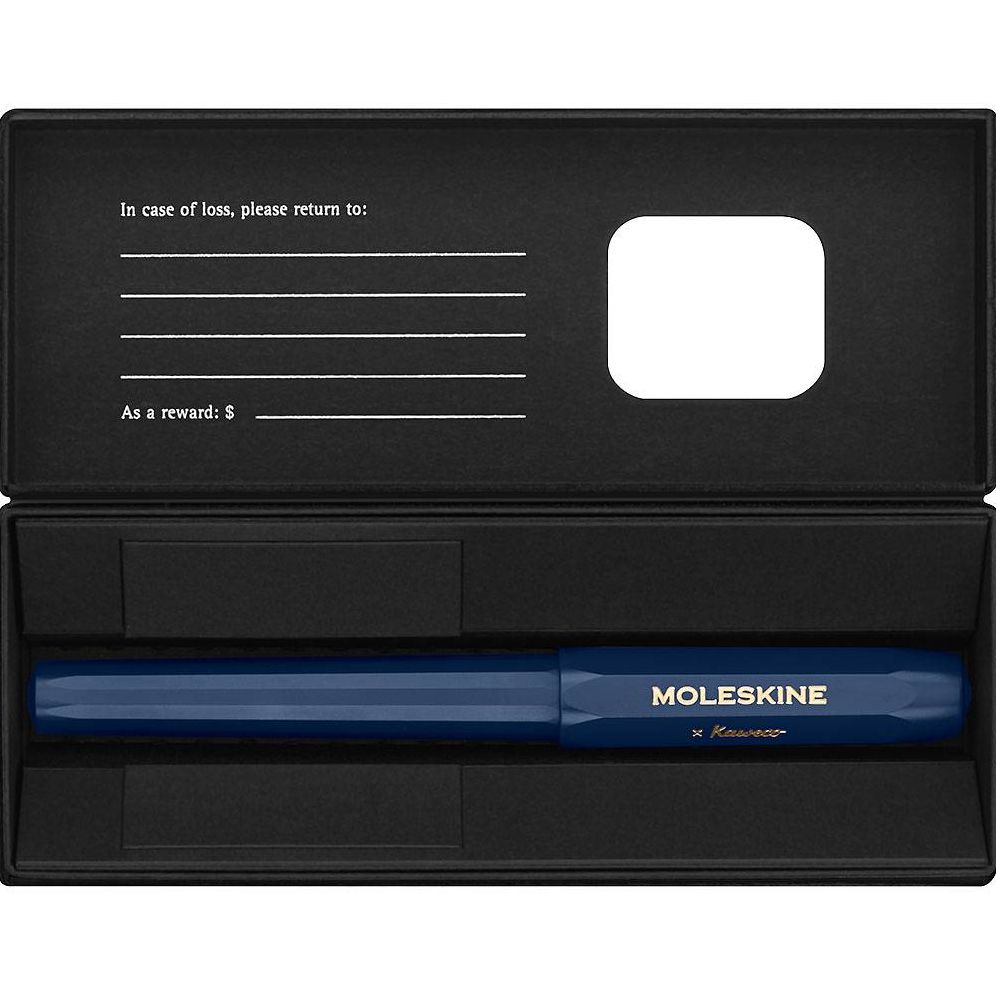 Moleskine Kaweco Ballpoint Pen, Blue, Medium Point (0.7 MM), Blue Ink