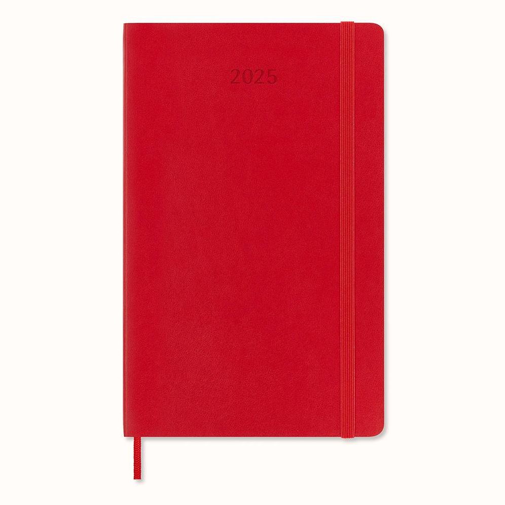 2025 Moleskine Scarlet Red Soft Cover Weekly Planner